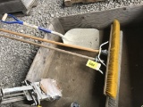 Construction Brooms & Shovel, Qty.3