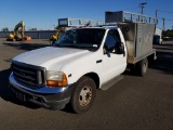 2001 Ford F350 Flatbed Truck