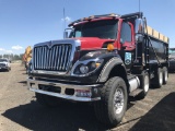 2010 International 7600 SBA 6x4 Tri-Axle Dump Truc