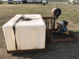 Skid Mounted Water Tank w/Pump