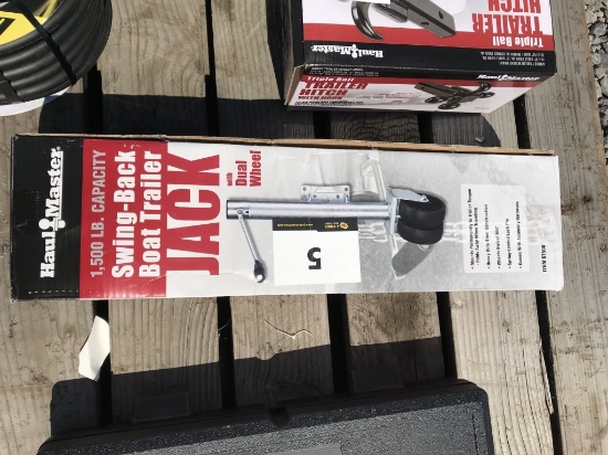 Swing-Back Boat Trailer Jack