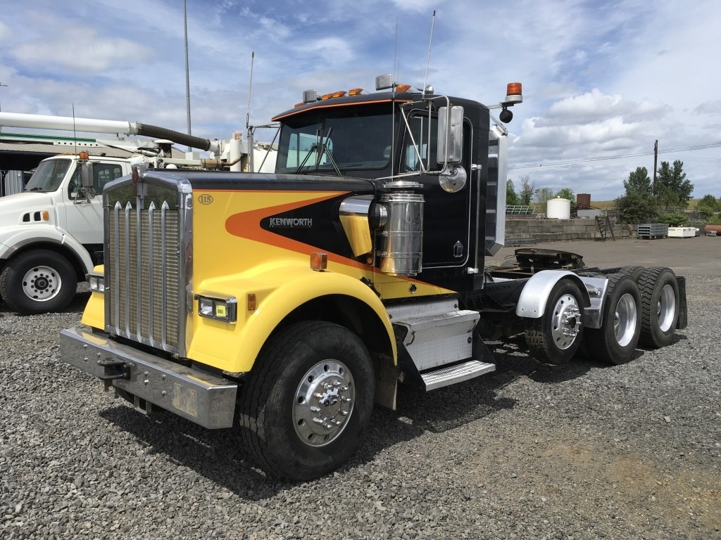 1989 Kenworth W900B TriAxle Truck Tractor Commercial Trucks Truck