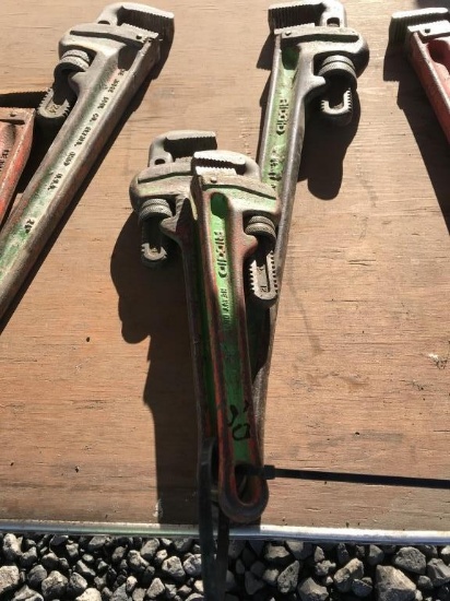 Pipe Wrenches, Qty. 3