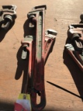 Pipe Wrenches, Qty. 3