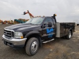 2004 Ford F550 4x4 Utility Truck