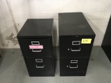 2 Drawer Filing Cabinet, Qty 2