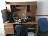 Desk w/ Hutch Chair