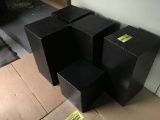 Cube Pedestals, Qty 5, Various Sizes