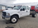 2005 Ford F350 Extra Cab 4x4 Cab & Chassis