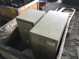 Two Drawer Filing Cabinets Qty 2