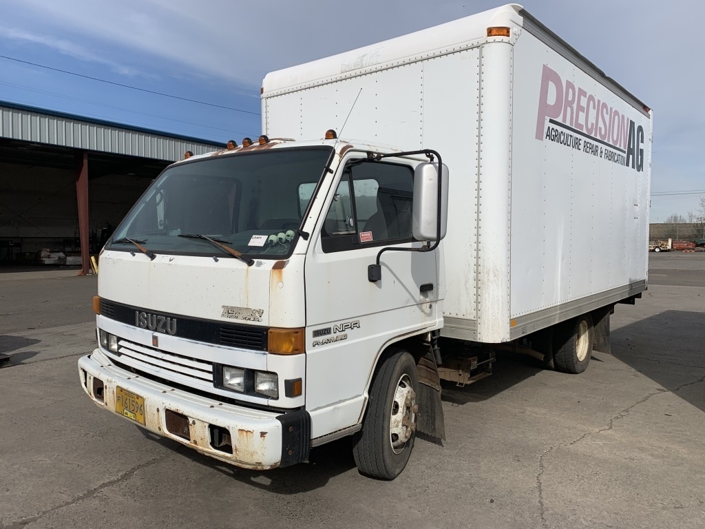 1992 Isuzu NPR Box Truck | Commercial Trucks Hauling & Transport Trucks Box  Trucks | Online Auctions | Proxibid