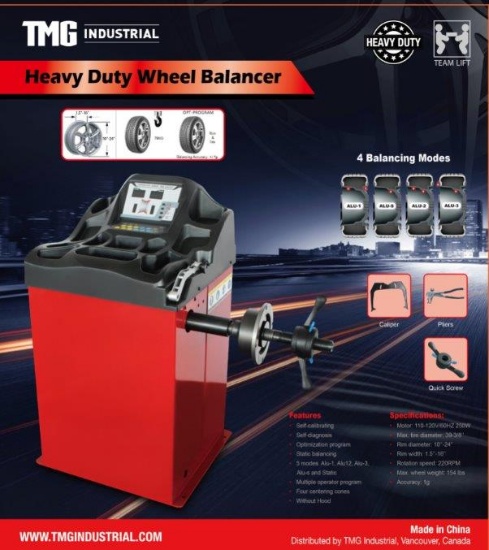 2019 Heavy Duty Wheel Balancer