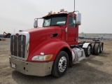 2010 Peterbilt 386 Tri-Axle Cab & Chassis