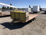 1972 Shopbuilt T/A Flatbed Trailer