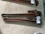 Ridgid 24in. Pipe Wrenches, Qty. 2