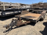 1989 Towmaster T/A Equipment Trailer