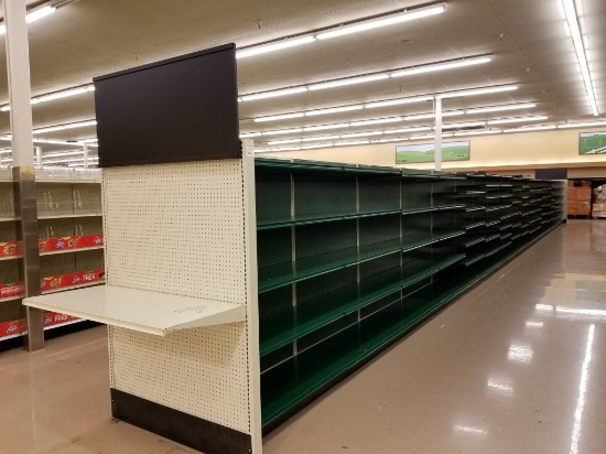 Metal Double Sided Shelving Units