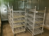 Stainless Display Carts Qty 7