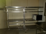 Stainless Steel Shelf Units, Qty. 2