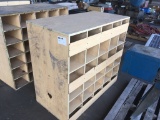 Wood Storage Organizer Unit
