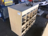 Wood Storage Organizer Unit
