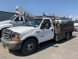 1999 Ford F350 XL SD Flatbed Truck