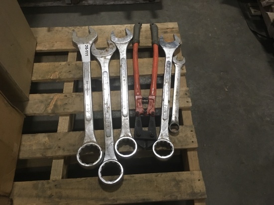 Pittsburgh Combination Wrenches Qty 5