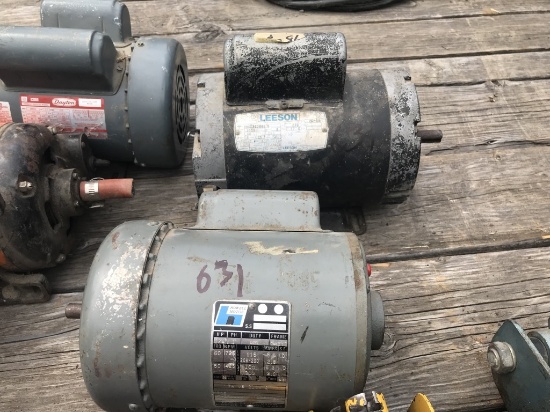 Leeson & Howell Electric Motors Qty 2