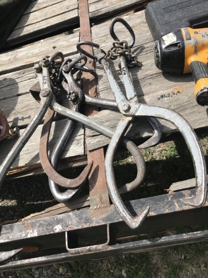 Logging Tongs Qty 3