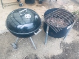 Charcoal Grill & Homemade Fire Pit