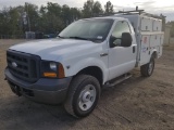 2005 Ford F350 XL SD 4x4 Utility Truck