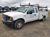 2006 Ford F250 XL SD Extra Cab Utility Truck