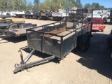 2015 Eagle S/A Utility Trailer