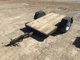 2002 S/A Tilt Deck Utility Trailer