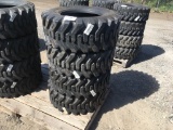 Camso 12-16.5 Skid Steer Tires, Qty 4