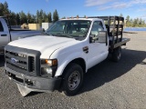 2008 Ford F350 XL SD Flatbed Truck