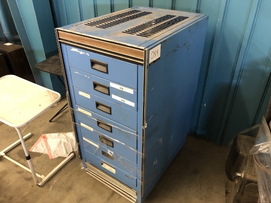 7-Drawer Vented Cabinet