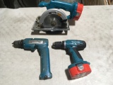 Makita Cordless Drills & Circular Saw