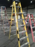 Green Bull 8ft Fiberglass Step Ladder