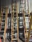 Fiberglass Step Ladders Qty 3