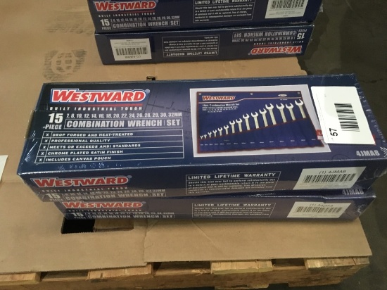 Westward 15pc Combination Wrench Set