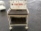 Metal 2-Shelf Shop Cart