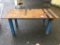 Shop Built Steel Work Table