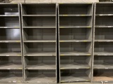 Metal 6-Shelf Shelving Units Qty 2