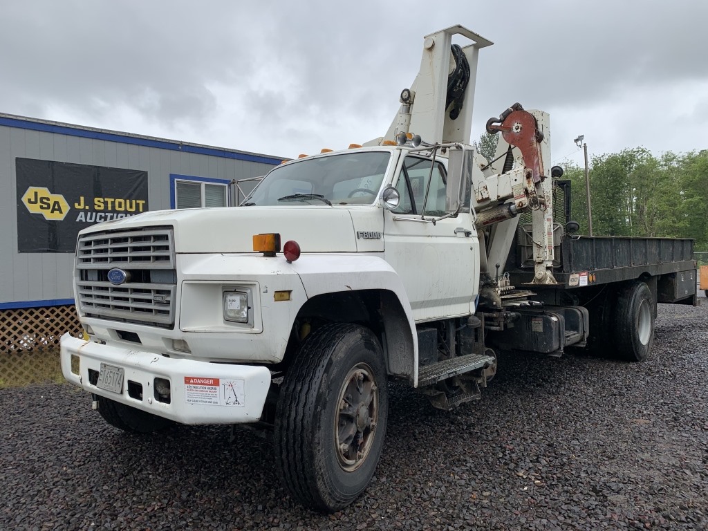 1987 Ford F8000 Knuckle Boom Truck | Proxibid