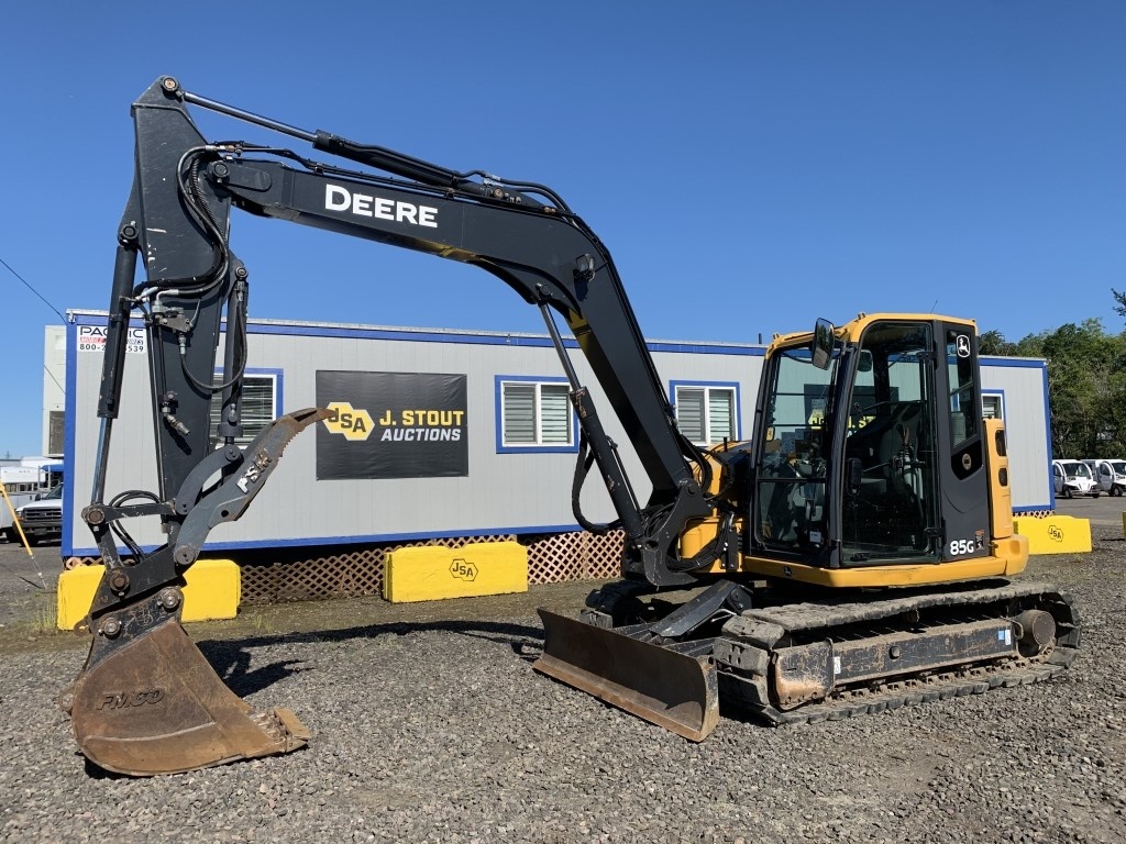 16 John Deere 85g Midi Hydraulic Excavator Heavy Construction Equipment Excavators Hydraulic Excavators Online Auctions Proxibid