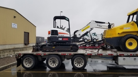 2016 Bobcat E50 Mini Hydraulic Excavator