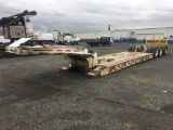 1983 Trail King 1552-4400 Tri-Axle Lowboy Trailer