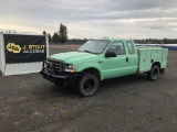 2004 Ford F350 4x4 Extra Cab Utility Truck