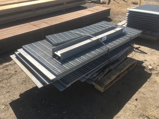 Galvanized Steel Grates, Qty. 11